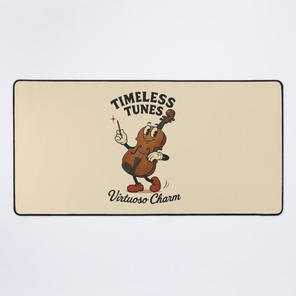 Item preview, Virtuoso Violin Vic – Vintage Classic Violin Cartoon designed and sold by HoopeStylee.