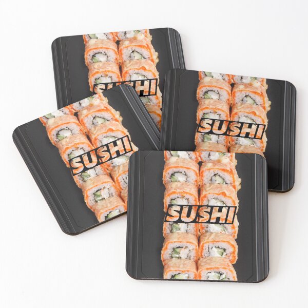 Item preview, Crispy Tempura Sushi Rolls with Vibrant Orange Tobiko designed and sold by Leaf & Layer.