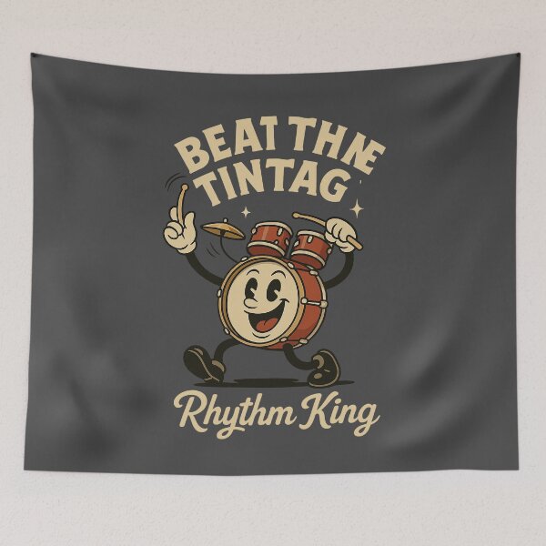 Item preview, Bouncy Drum Danny – Retro Cartoon Drum Kit designed and sold by HoopeStylee.