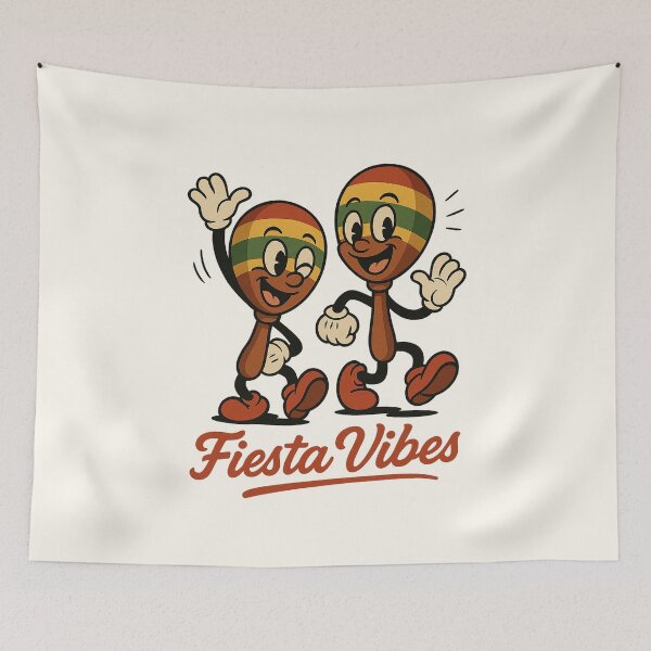 Item preview, Merry Maracas Manny – Retro Cartoon Maracas designed and sold by HoopeStylee.