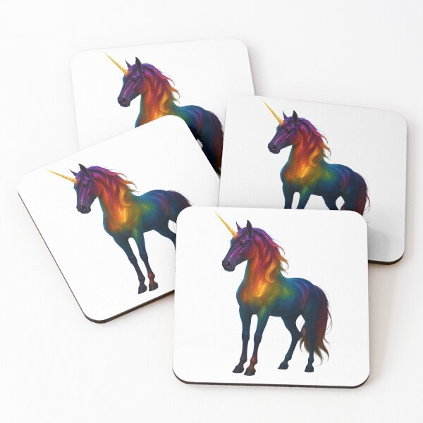 Item preview, Glowing Rainbow Unicorn designed and sold by GloriousArtSKD.