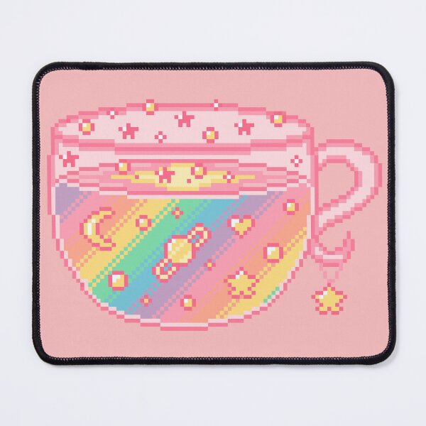 Item preview, Rainbow Tea Pixel Art designed and sold by AlleenasPixels.