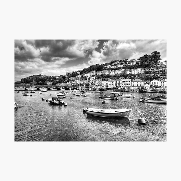 Item preview, The River Looe, Cornwall, England, Black And White designed and sold by Paul Thompson Photography.