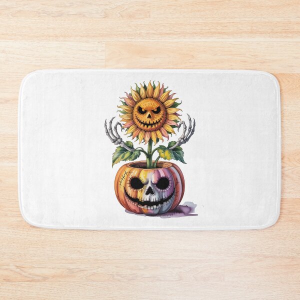 Item preview, scary halloween sunflower designed and sold by jkrphoto.