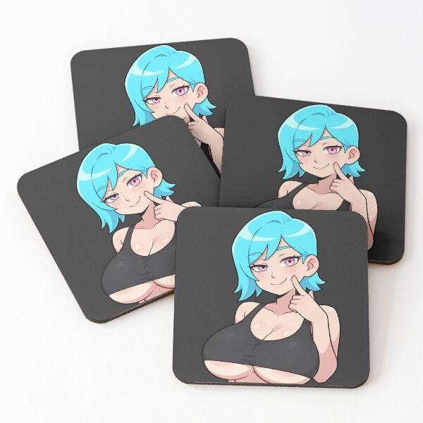 Item preview, Flirty Anime Girl Winks & Smiles – Kumi (Original Character Art) designed and sold by Kumi-dsgn.