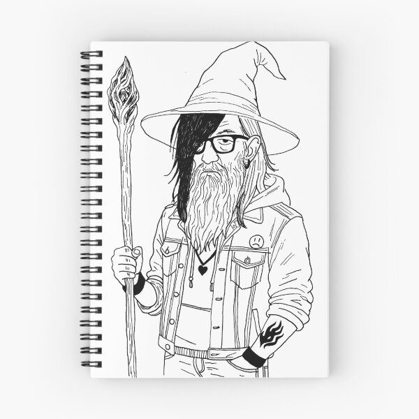 Item preview, Emo Gandalf designed and sold by Purrgatory Pop.