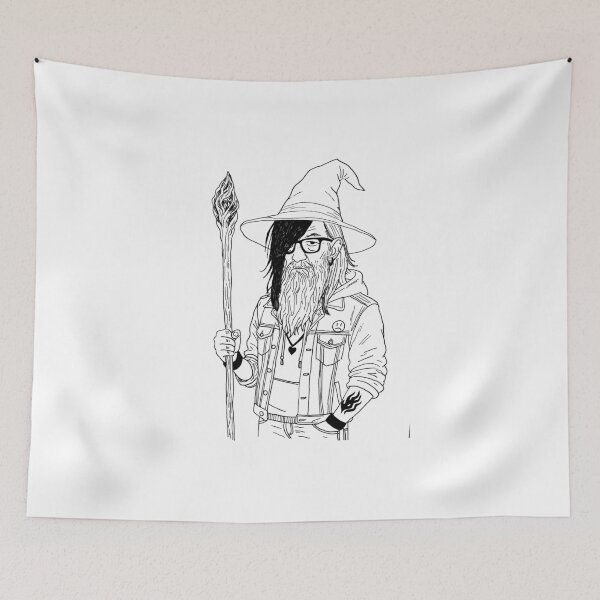 Item preview, Emo Gandalf designed and sold by Purrgatory Pop.