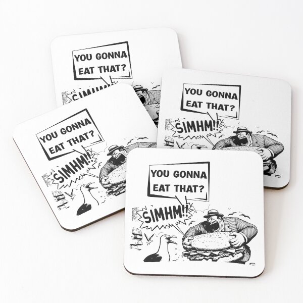 Item preview, You Gonna Eat That? – Funny Retro Comic Seagull Sandwich designed and sold by Fragy72.