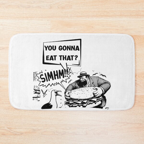 Item preview, You Gonna Eat That? – Funny Retro Comic Seagull Sandwich designed and sold by Fragy72.