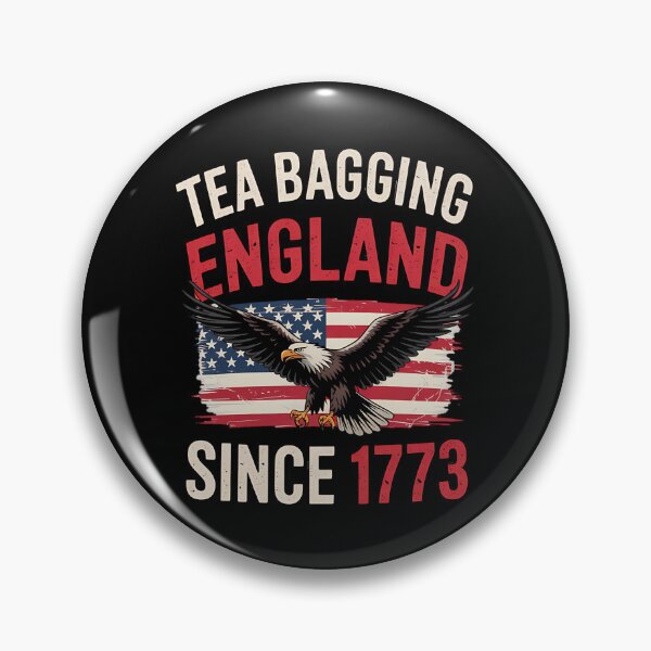 Item preview, Tea Bagging England Since 1773 4th Of July Vintage Retro designed and sold by BakeryDozen.