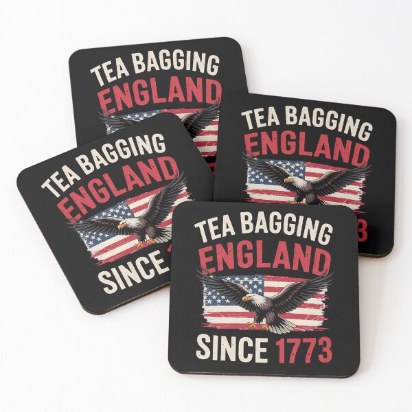 Item preview, Tea Bagging England Since 1773 4th Of July Vintage Retro designed and sold by BakeryDozen.