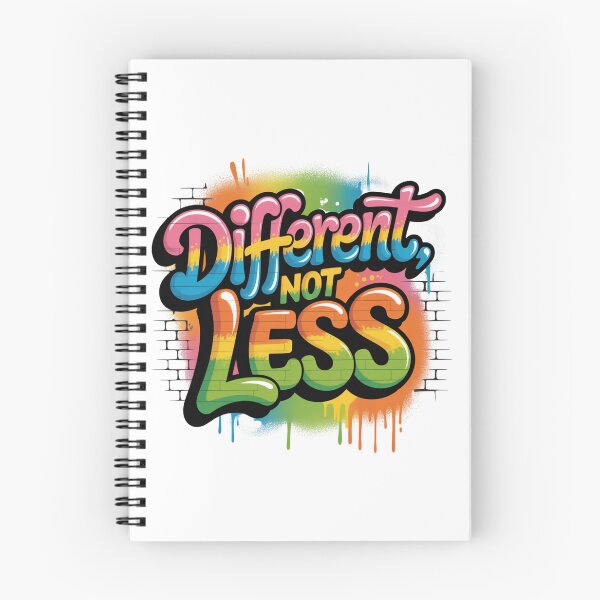 Item preview, Different Not Less Graffiti PNG designed and sold by theartfulaspie.