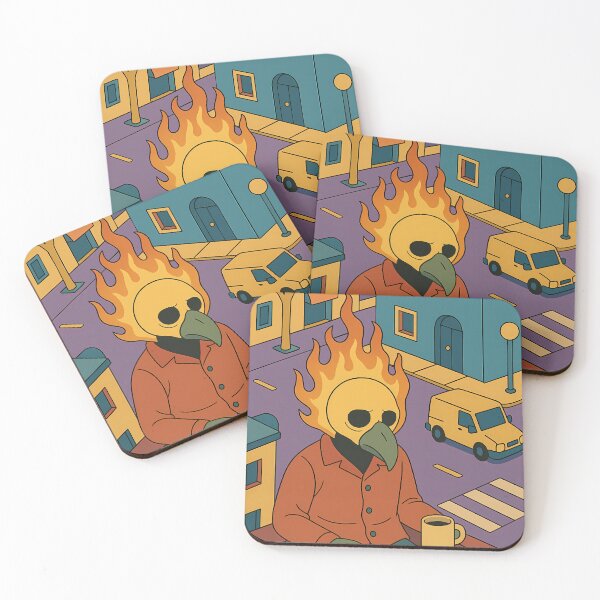 Item preview, 760bird – Morning Flame Coffee on the Roof T-Shirt designed and sold by BambaKchula.