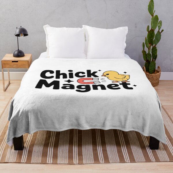 Item preview, Chick Magnet! Cute Chick Pun designed and sold by PMCreative.
