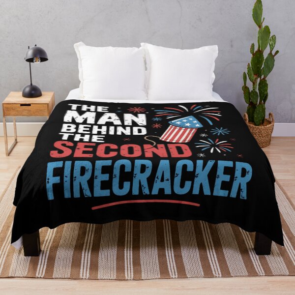 Item preview, The Man Behind The second Firecracker 4th of July Pregnancy designed and sold by BakeryDozen.