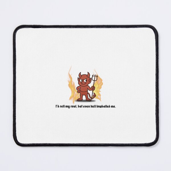 Item preview, Lowballed by Hell – Cartoon Devil Dark Humor Design designed and sold by SilentDrift.
