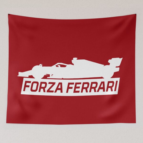 Item preview, Forza Ferrari F1 Car Silhouette T-Shirt - Iconic Scuderia Motorsport Fan Gear designed and sold by Studio F1Grid.