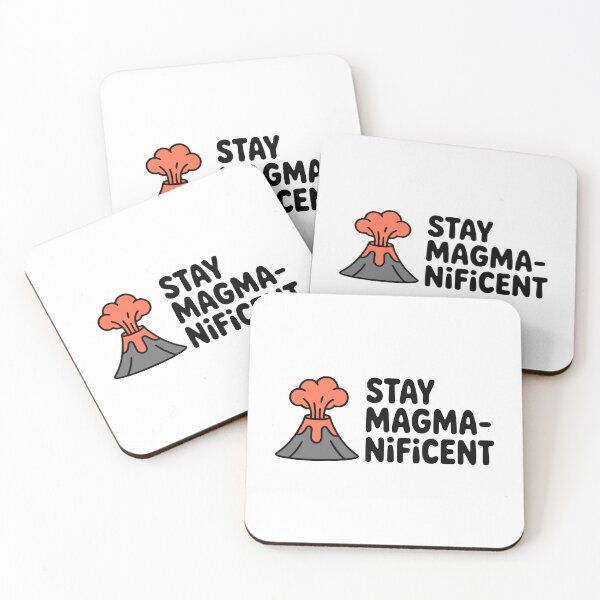 Item preview, Stay Magma-nificent! Cute Volcano Pun designed and sold by PMCreative.