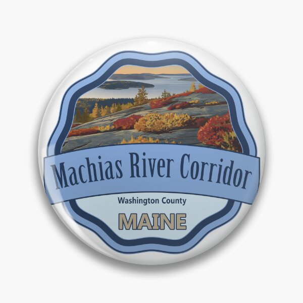 Item preview, Machias River Corridor, Washington County, Maine designed and sold by Wanderful-roads.