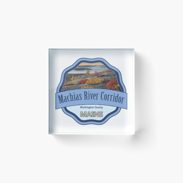Item preview, Machias River Corridor, Washington County, Maine designed and sold by Wanderful-roads.