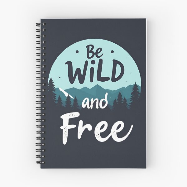 Artikelvorschau, Seien Sie wild und frei Typografie entworfen und verkauft von CM7Designs.