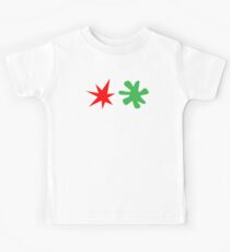 Shape psychology Maluma Takete for graphic designer and psychologist Kids Tee