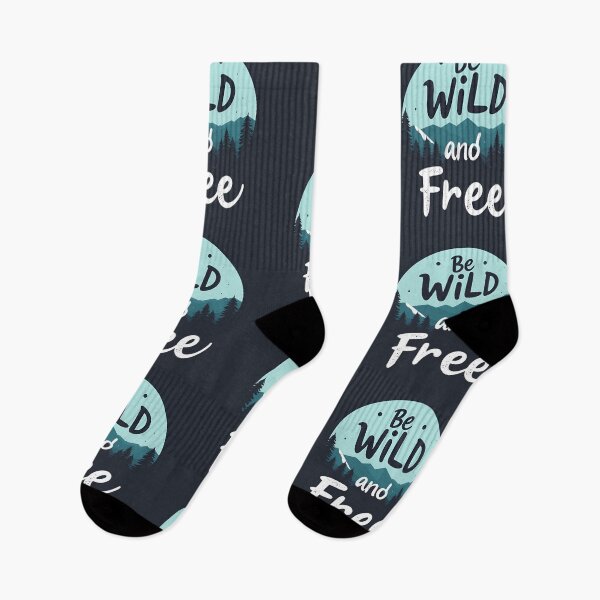 Item preview, Be Wild and Free Typography designed and sold by CM7Designs.