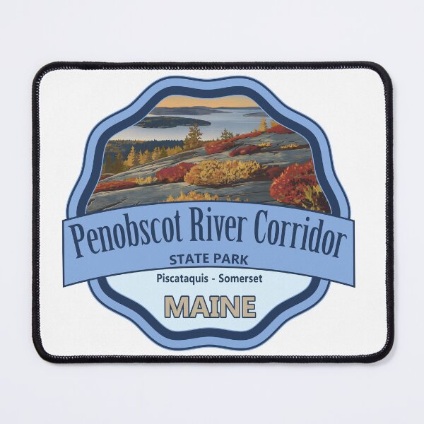 Item preview, Penobscot River Corridor, Piscataquis - Somerset, Maine designed and sold by Wanderful-roads.
