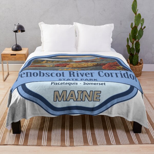 Item preview, Penobscot River Corridor, Piscataquis - Somerset, Maine designed and sold by Wanderful-roads.