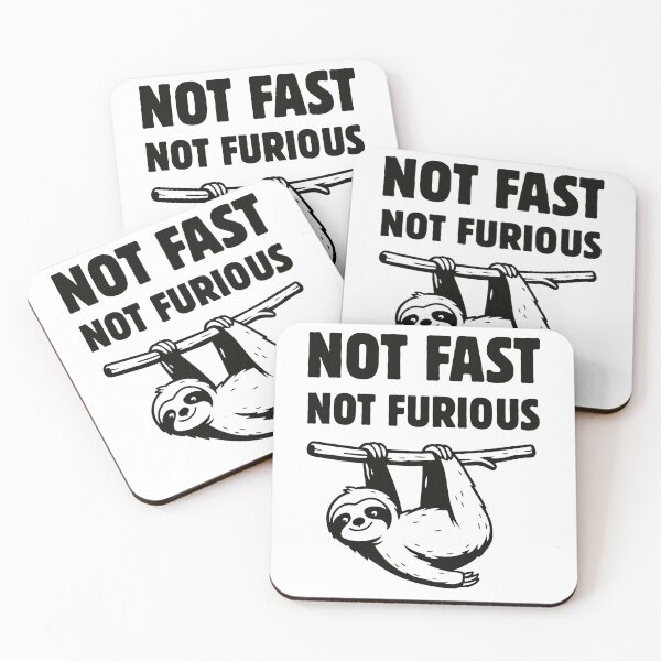 Item preview, Sloth - Not Fast, Not Furious  designed and sold by VinkArtDesign.