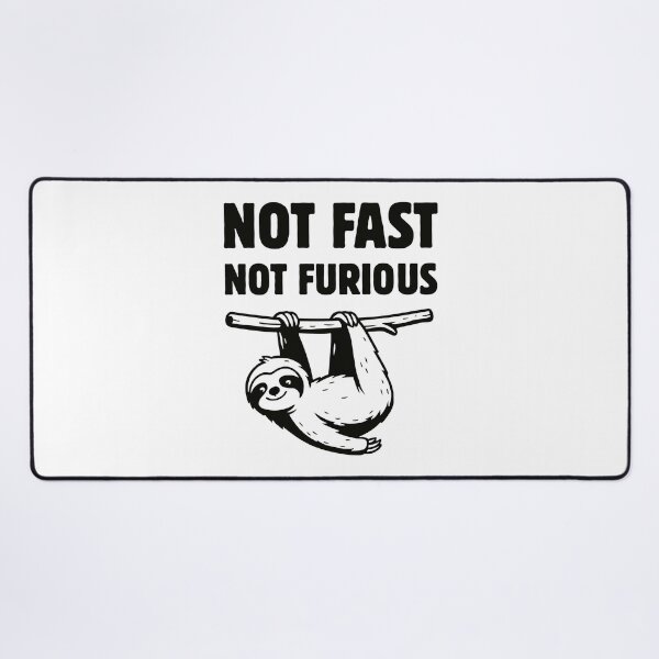Item preview, Sloth - Not Fast, Not Furious designed and sold by VinkArtDesign.
