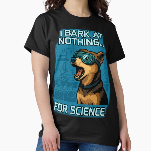 Aperçu de l'œuvre J'aboie pour rien... pour la science créée et vendue par Uglyandcute.