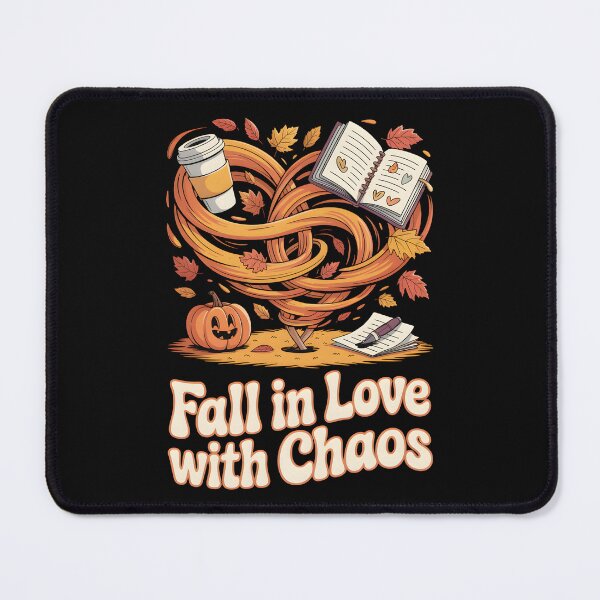 Item preview, Fall in Love with Chaos – Whimsical Autumn Journal Art designed and sold by LaLi-Designs.
