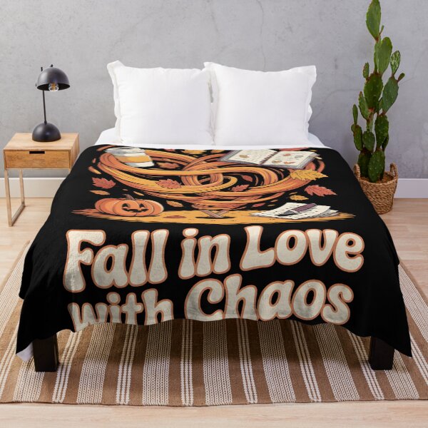 Item preview, Fall in Love with Chaos – Whimsical Autumn Journal Art designed and sold by LaLi-Designs.