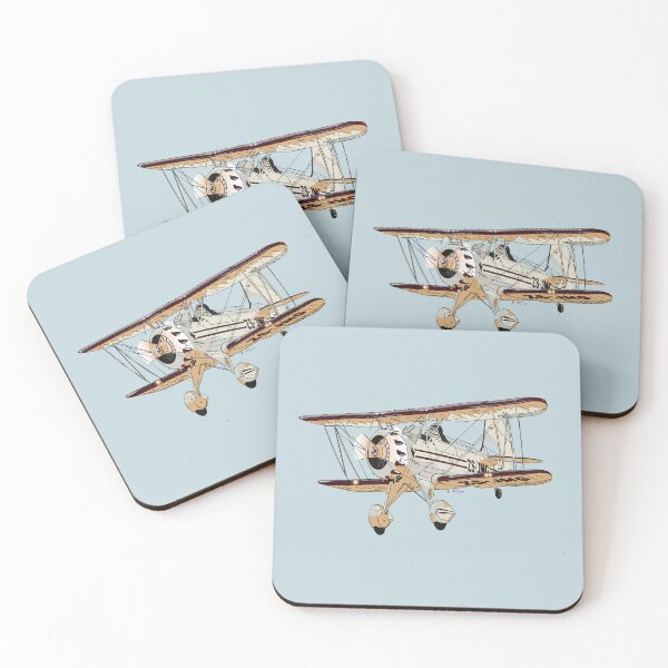Item preview, Waco Classic Aircraft Digital Illustration designed and sold by GeraldSmithArt.