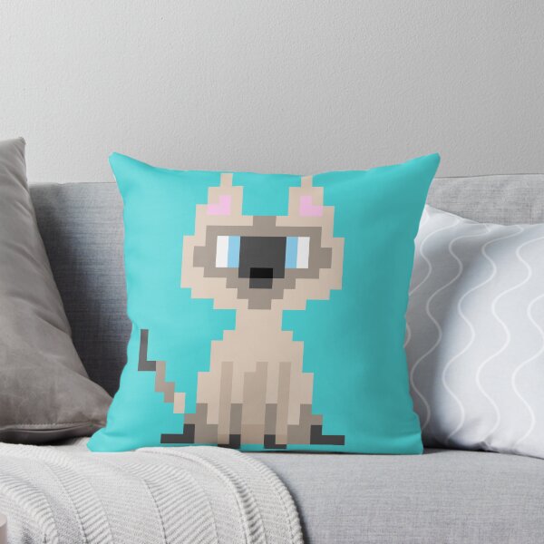 Item preview, Siamese pixel cat designed and sold by alimendeslm.