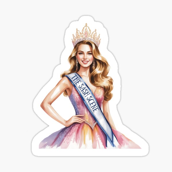 Item preview, The Sash Scene Pageant Girl Beauty Queen designed and sold by TheSashScene.