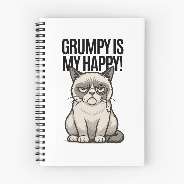 Item preview, Funny Grumpy Cat Graphic, Cute Animals designed and sold by C.Kav.Art.