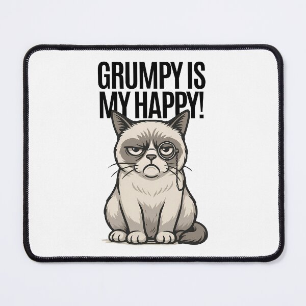 Item preview, Funny Grumpy Cat Graphic, Cute Animals designed and sold by C-Kav.