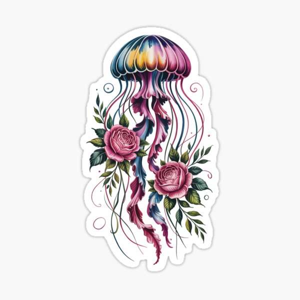 Item preview, jellyfish and roses designed and sold by jkrphoto.