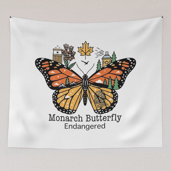 Item preview, Monarch Butterfly - Endangered designed and sold by likbatonboot.