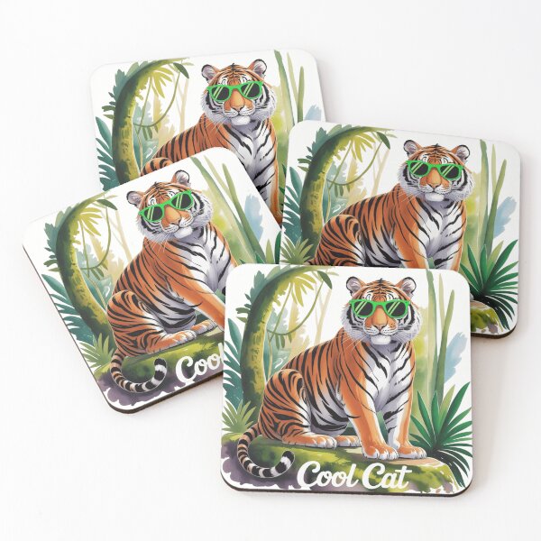 Item preview, Cool Watercolor Tiger designed and sold by ArtQueen777.