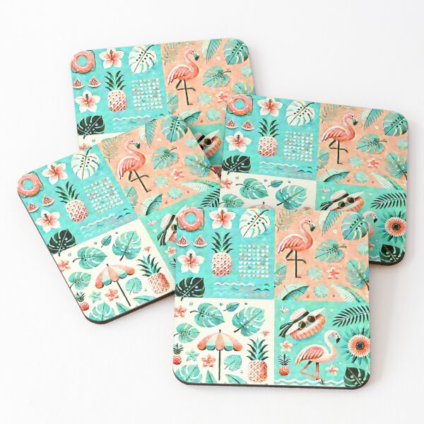 Item preview, Tropical Mosaic Whimsy designed and sold by Oonward2021.
