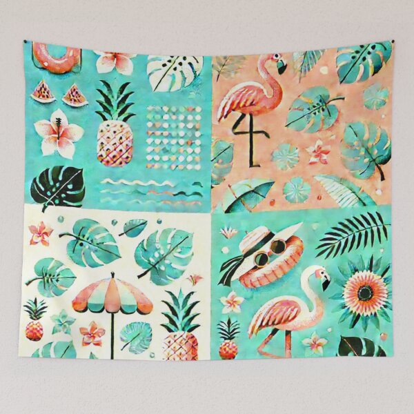 Item preview, Tropical Mosaic Whimsy designed and sold by Oonward2021.