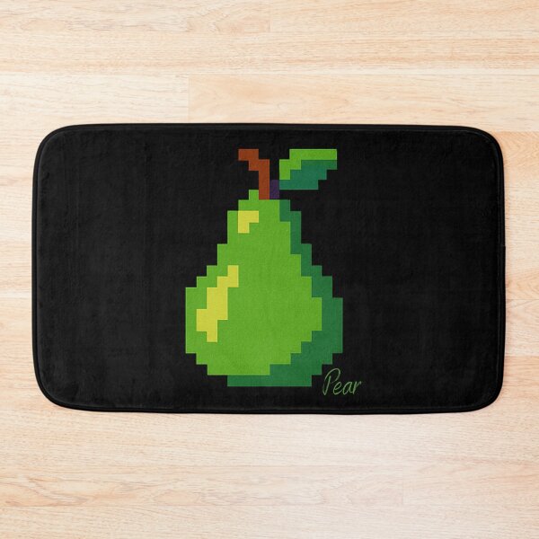 Item preview, Pear fruit 8-bit Pixel Art designed and sold by EmsiPrintVault.