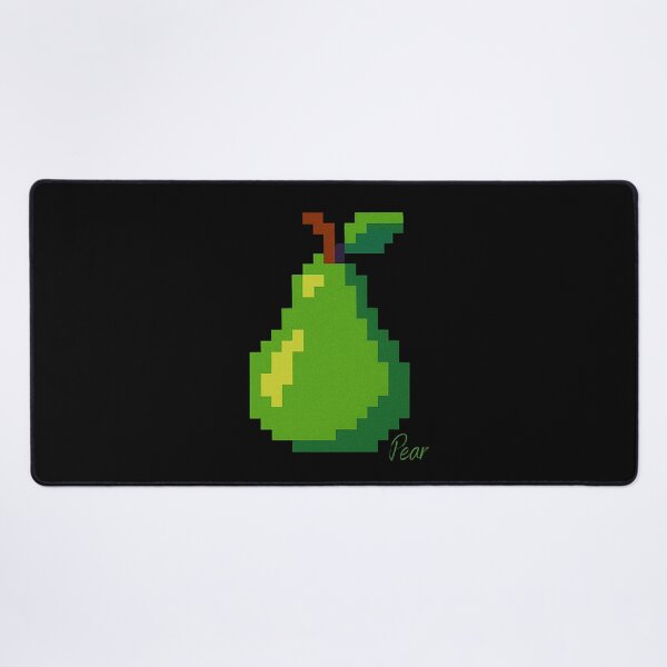 Item preview, Pear fruit 8-bit Pixel Art designed and sold by EmsiPrintVault.
