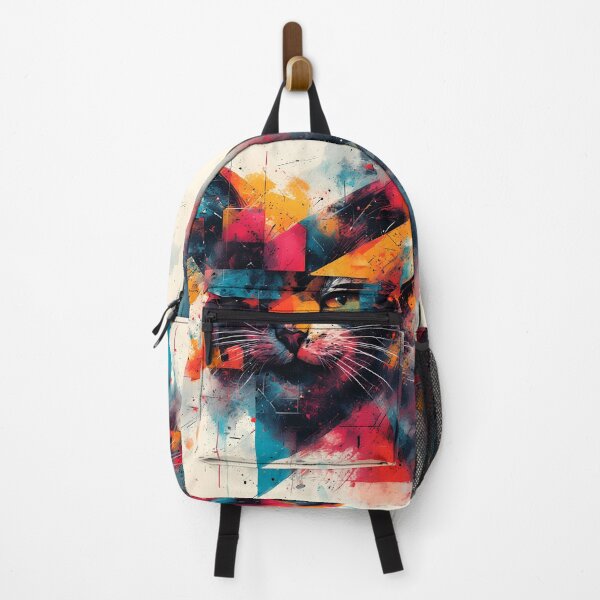 Item preview, Cat Colorful Abstract Design E1A0003 designed and sold by Ekeinekeke.