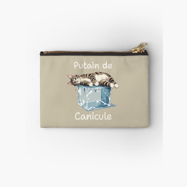 Aperçu de l'œuvre Putain de canicule chat français créée et vendue par FatBirdie.