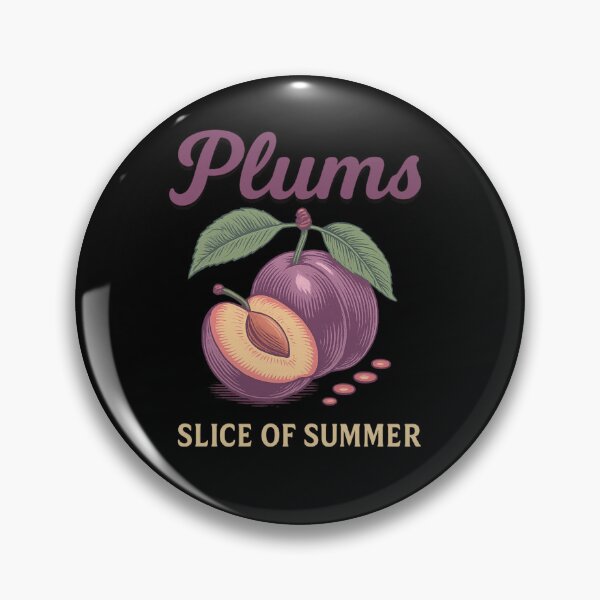 Item preview, Plums Slice of Summer Vintage Fruit designed and sold by vaxiek.