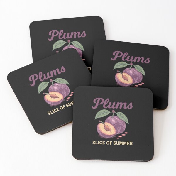 Item preview, Plums Slice of Summer Vintage Fruit designed and sold by vaxiek.